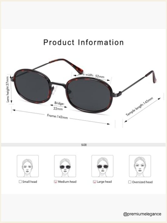 Retro Oval Sunglasses for Women Men Trendy Large Round Y2K Sunnies